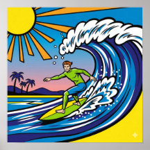 Surfen Pop Kunst