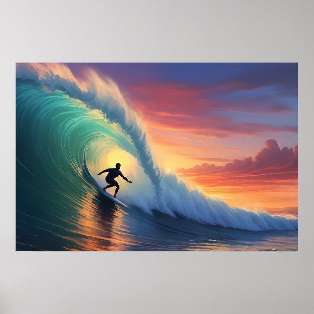 Surfen Poster (Vorne)