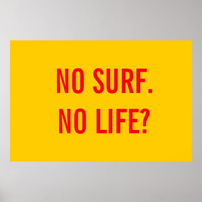 surfen poster (Vorne)