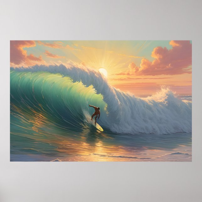 Surfen Poster (Vorne)