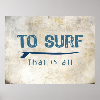 Surfen Poster