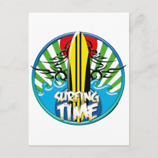 Surfen Postkarte