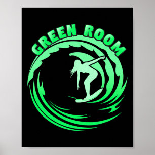 Surfen Rrel Welle Tubing Westküste Socal Norcal S Poster