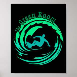 Surfen Rrel Welle Tubing Westküste Socal Norcal S Poster
