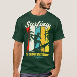 Surfen San Onofre Staat Beach California T-Shirt