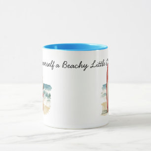 Surfen Santa Beachy Weihnachten Tasse