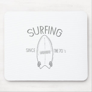 Surfen seit den 70er Jahren Mousepad