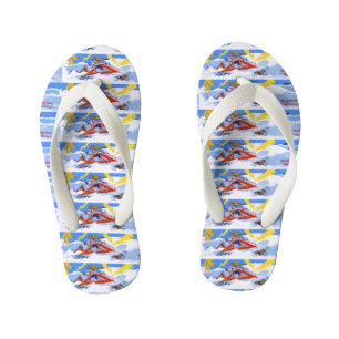 Surfen Sie die Bermuda Triangle Kleinkind Flip Flo Kinderbadesandalen