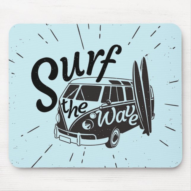 Surfen Sie die Welle Mousepad (Vorne)