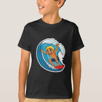Surfen Sie die Wellen - Reiten Sie das Abenteuer i T-Shirt
