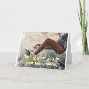 SURFEN SIE IHREN WEG ZU IHREN ZEHNTEN "13. NIECE KARTE