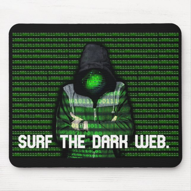 Surfen Sie im Dark Web 07062021 Mousepad (Vorne)