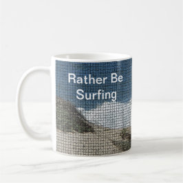 Surfen Sie lieber Ocean Beach Surfer Kaffeetasse