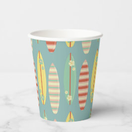 Surfen Sommer Retro Surf Boards Sommer Pappbecher