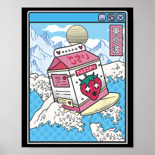 Surfen Sommer Surfboarder Strandliebhaber Cool Ret Poster