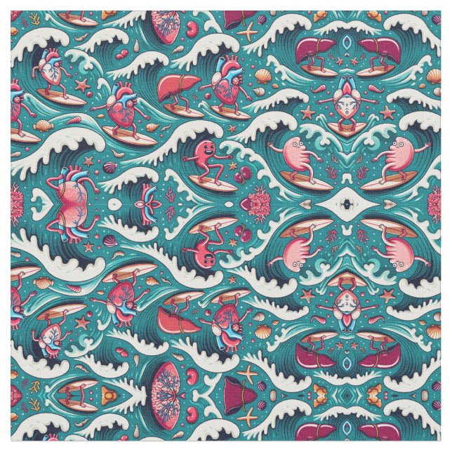 Surfen Stoff (Nahaufnahme)