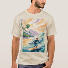 Surfen Sunset Sand T - Shirt