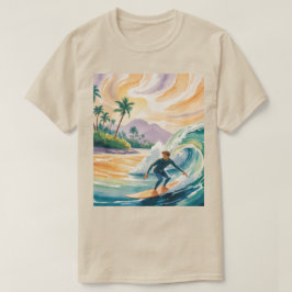 Surfen Sunset Sand T - Shirt