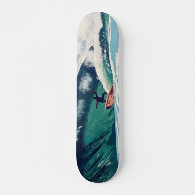 Surfen Surfer Ocean Beach Skate Board Skateboard (Vorne)