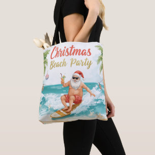 Surfen Surfer Weihnachtsmann Weihnachtsfeier