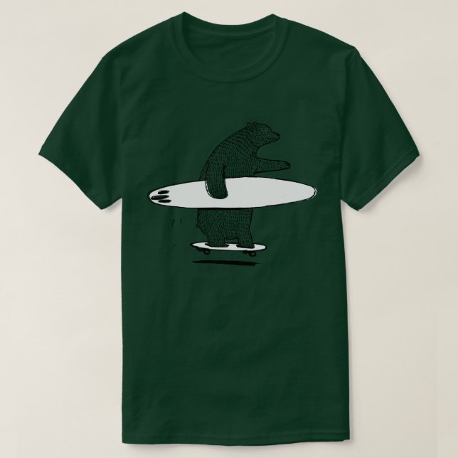 Surfen T-Shirt (Design vorne)