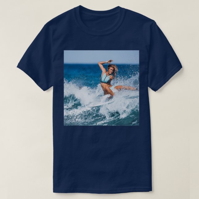Surfen T-Shirt (Design vorne)