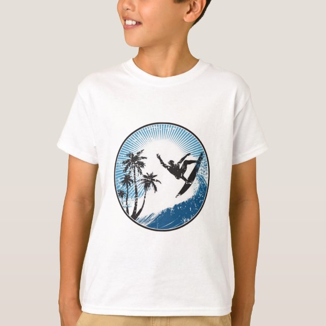 Surfen T-Shirt (Vorderseite)