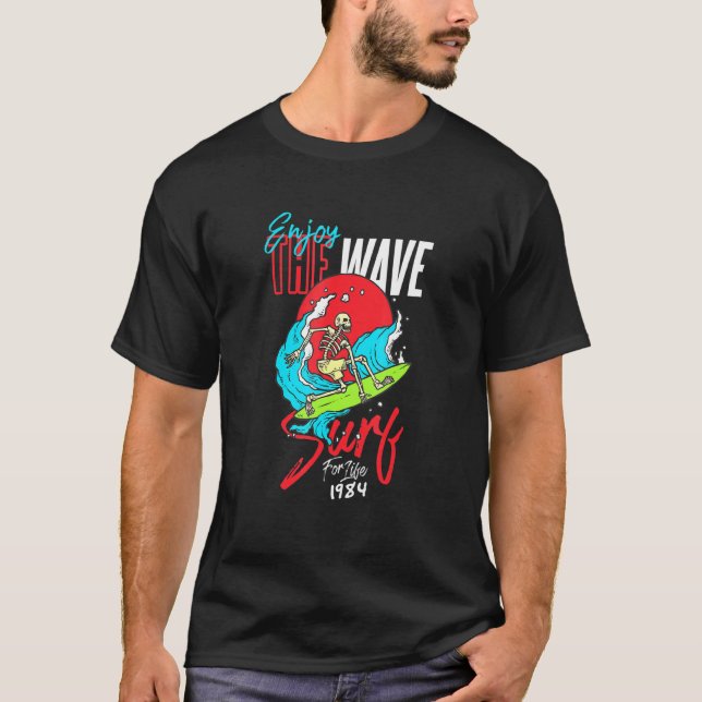 Surfen T-Shirt (Vorderseite)