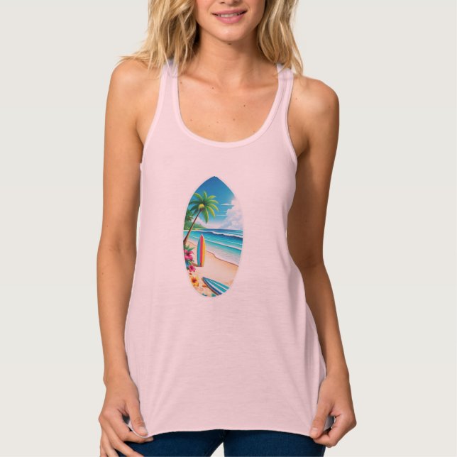 Surfen Tank Top (Vorderseite)