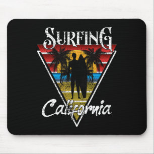 Surfen Vater Kalifornien Strände Surfen Cali Beach Mousepad