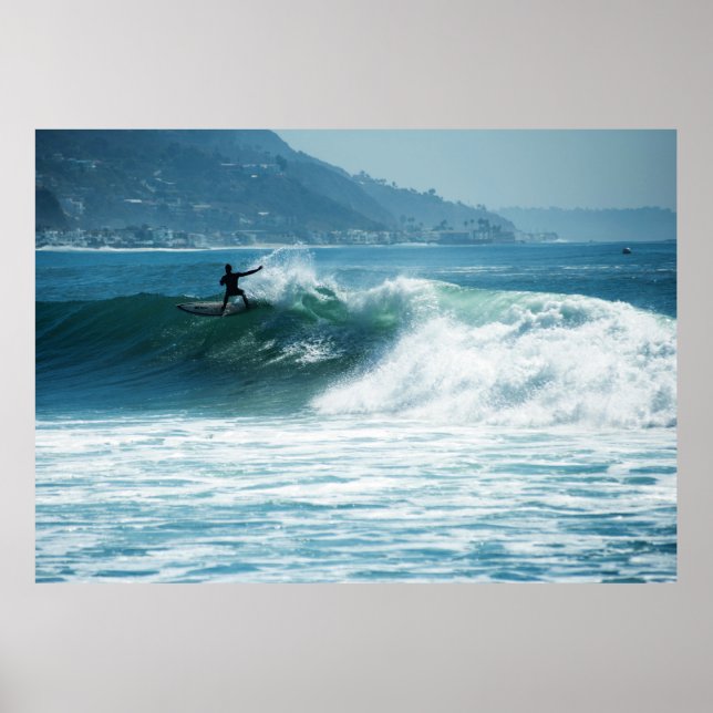 Surfen von Malibu Waves Poster (Vorne)