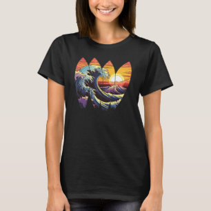 Surfen Wellen Surfboards T-Shirt