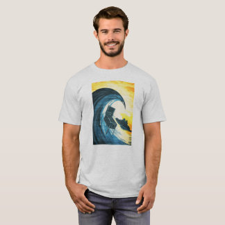 Surfende Flipperautomat-Maschine T-Shirt