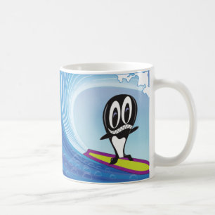 Surfende Orca-Tasse Kaffeetasse