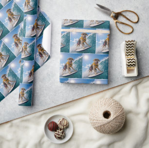 Surfender Labrador Retriever Geschenkpapier