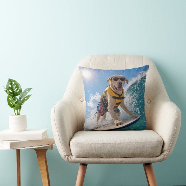 Surfender Labrador Retriever Kissen (Stuhl )