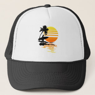 Surfender Sonnenaufgang Truckerkappe