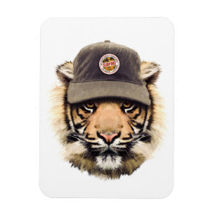 Surfender Tiger Magnet