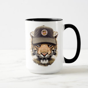Surfender Tiger Tasse