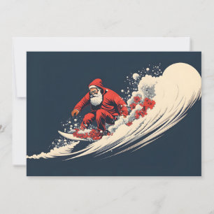 Surfender Weihnachtsmann Sommer Weihnachten