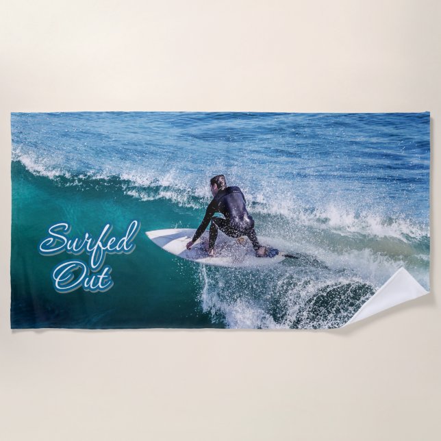 Surfendes 12 Badetuch (Vorderseite)