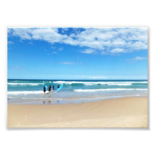 Surfendes Australien Fotodruck
