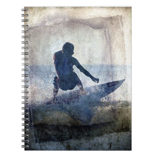 surfendes Notizbuch 1, Copyright Karen J Williams Notizblock