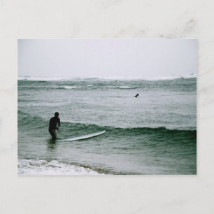 Surfer an der Nordküste Postkarte