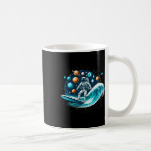 Surfer-Astronaut Mond Weltraum-Shirt Galaxie-Shirt Kaffeetasse
