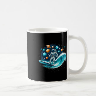 Surfer-Astronaut Mond Weltraum-Shirt Galaxie-Shirt Kaffeetasse