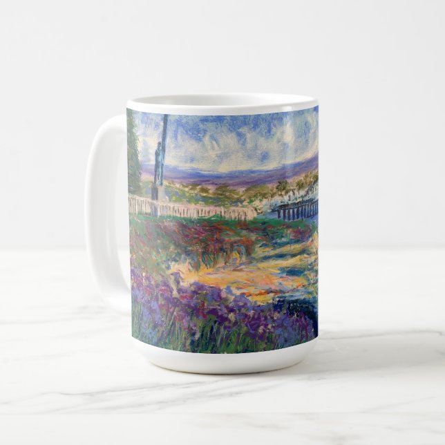 Surfer bei der Wharf-Tasse Kaffeetasse (Vorderseite Links)