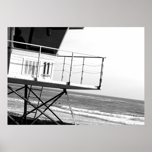 Surfer beobachten poster (Vorne)