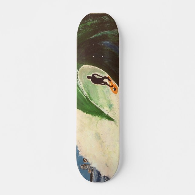 Surfer Bonzai Tuberide Hawaii Skateboard (Vorne)