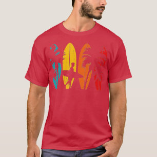 Surfer-Design für Surfstrand-Surfzubehör T-Shirt